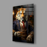 Duke Lion Glass Wall Art|| Designer's Collection