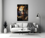 Duke Lion Glass Wall Art|| Designer's Collection