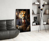 Duke Lion Glass Wall Art|| Designer's Collection