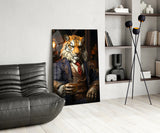 Duke Lion Glass Wall Art|| Designer's Collection