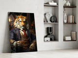 Duke Lion Glass Wall Art|| Designer's Collection