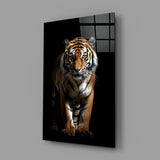 Tiger in the Dog Glass Wall Art|| Designer's Collection