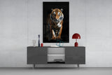 Tiger in the Dog Glass Wall Art|| Designer's Collection