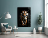 Tiger in the Dog Glass Wall Art|| Designer's Collection