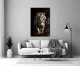 Tiger in the Dog Glass Wall Art|| Designer's Collection