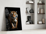 Tiger in the Dog Glass Wall Art|| Designer's Collection