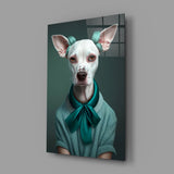 Dog Vogue Glass Wall Art|| Designer's Collection