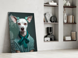 Dog Vogue Glass Wall Art|| Designer's Collection