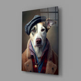 Dog Vogue Glass Wall Art|| Designer's Collection