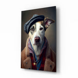 Dog Vogue Glass Wall Art|| Designer's Collection