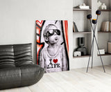 I Love Life Glass Wall Art || Designer Collection