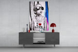 I Love Life Glass Wall Art || Designer Collection