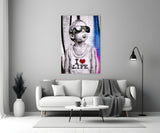 I Love Life Glass Wall Art || Designer Collection