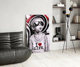 I Love Life Glass Wall Art || Designer Collection