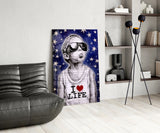 I Love Life Glass Wall Art || Designer Collection