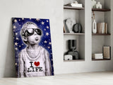 I Love Life Glass Wall Art || Designer Collection