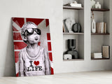 I Love Life Glass Wall Art || Designer Collection