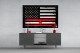 USA-Canada Flag Glass Wall Art || Designer Collection