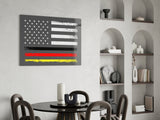 USA - Germany Flag Glass Wall Art || Designer Collection