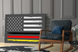 USA - Germany Flag Glass Wall Art || Designer Collection