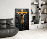 Cross Glass Wall Art || Designer Collection