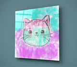 Kitty Glass Wall Art