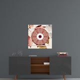 Red Evil Eye Glass Wall Art