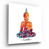 Buddha Glasbild