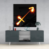 Horoscopes - Sagittarius Glass Wall Art