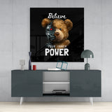 Inner Power Glass Wall Art