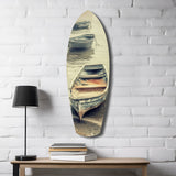 Drift of Solitude Glass Wall Art