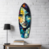 Fragmented Beauty Glass Wall Art