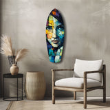 Fragmented Beauty Glass Wall Art