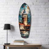 Galata Tower Glass Wall Art