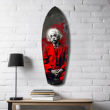 Einstein Mood V2 Glass Wall Art