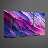 Purple Mega Glass Wall Art