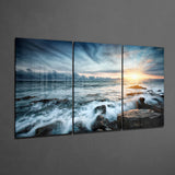 Sunset Mega Glass Wall Art