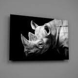 Rhino Glass Wall Art