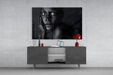 Woman Portrait 37 Glass Wall Art