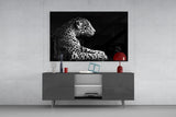 Leopard Glass Wall Art