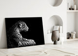 Leopard Glass Wall Art