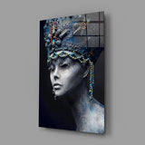 Woman Portrait 38 Glass Wall Art