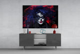 Woman Portrait 41 Glass Wall Art