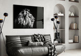 Lion Glass Wall Art