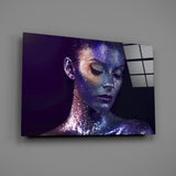 Woman Portrait 42 Glass Wall Art