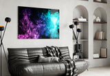 Colored Smoke Glass Wall Art