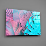 Tropical Leaf Glass Wall Art