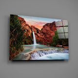 Waterfall Glass Wall Art