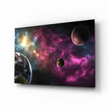 Space Glass Wall Art