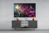 Space Glass Wall Art